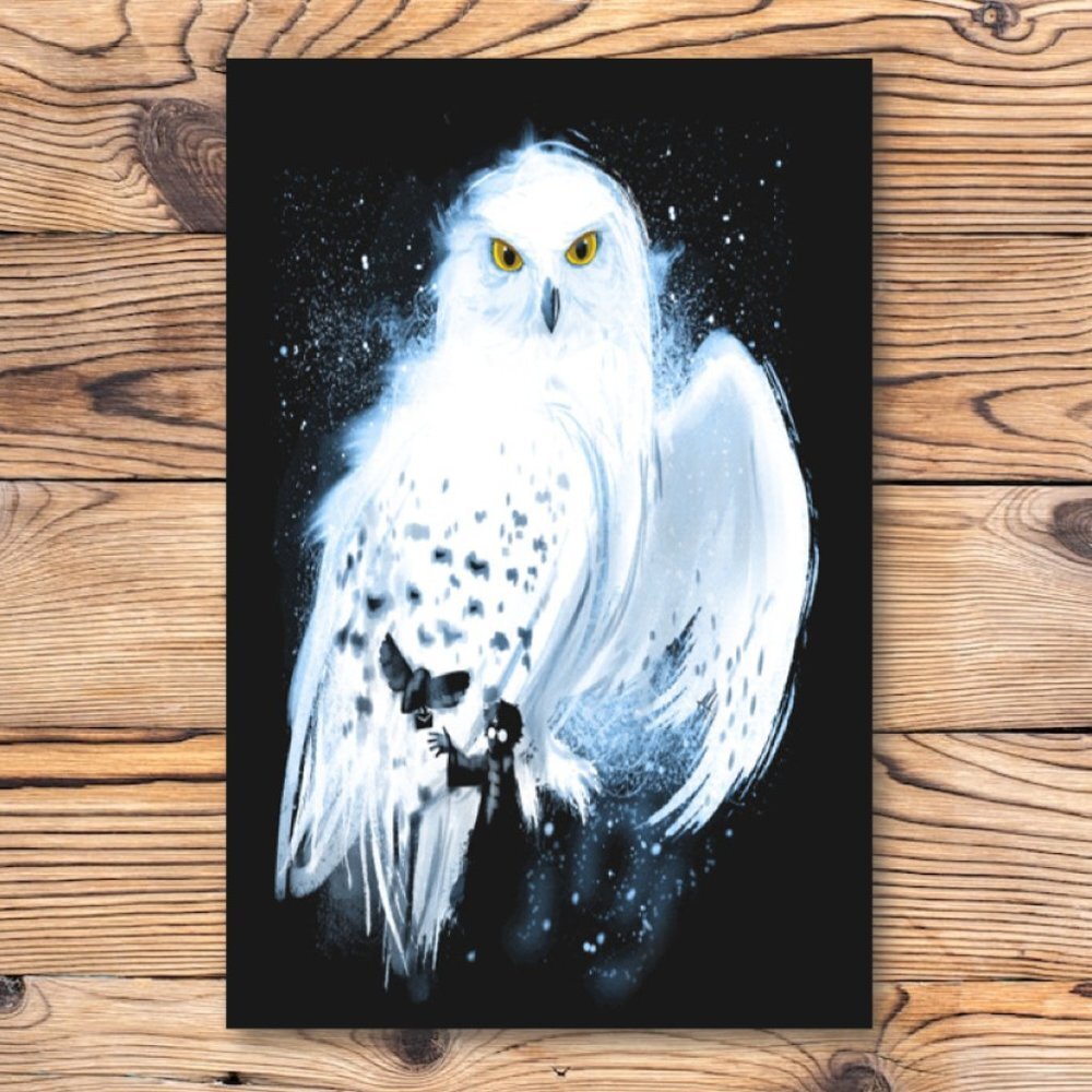 Harry Potter Owl Hedwig Refrigerator Locker Fridge Magnet